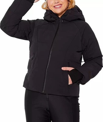 $495 Halfdays Georgie Puffer Jacket BLACK 1WT0101-W1002A Women s Size XL
