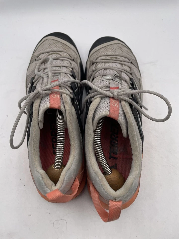 Adidas Terrex EVN Golf Shoes Men's Sz 7.5 White/Gray Mesh Lace Up Sneakers - Image 4 of 4