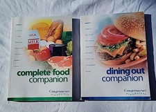 Lot of 2 Weight Watchers Complete Food Companion  Dining Out Flex Points 2003