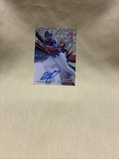 2015 TOPPS HIGH TEK RUSNEY CASTILLO ON CARD AUTO ROOKIE CARD /99 Red Sox 🔥
