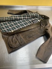 Vintage 1990 Barbour Moorland C38 Men’s Brown Heavy Waxed Hunting Jacket