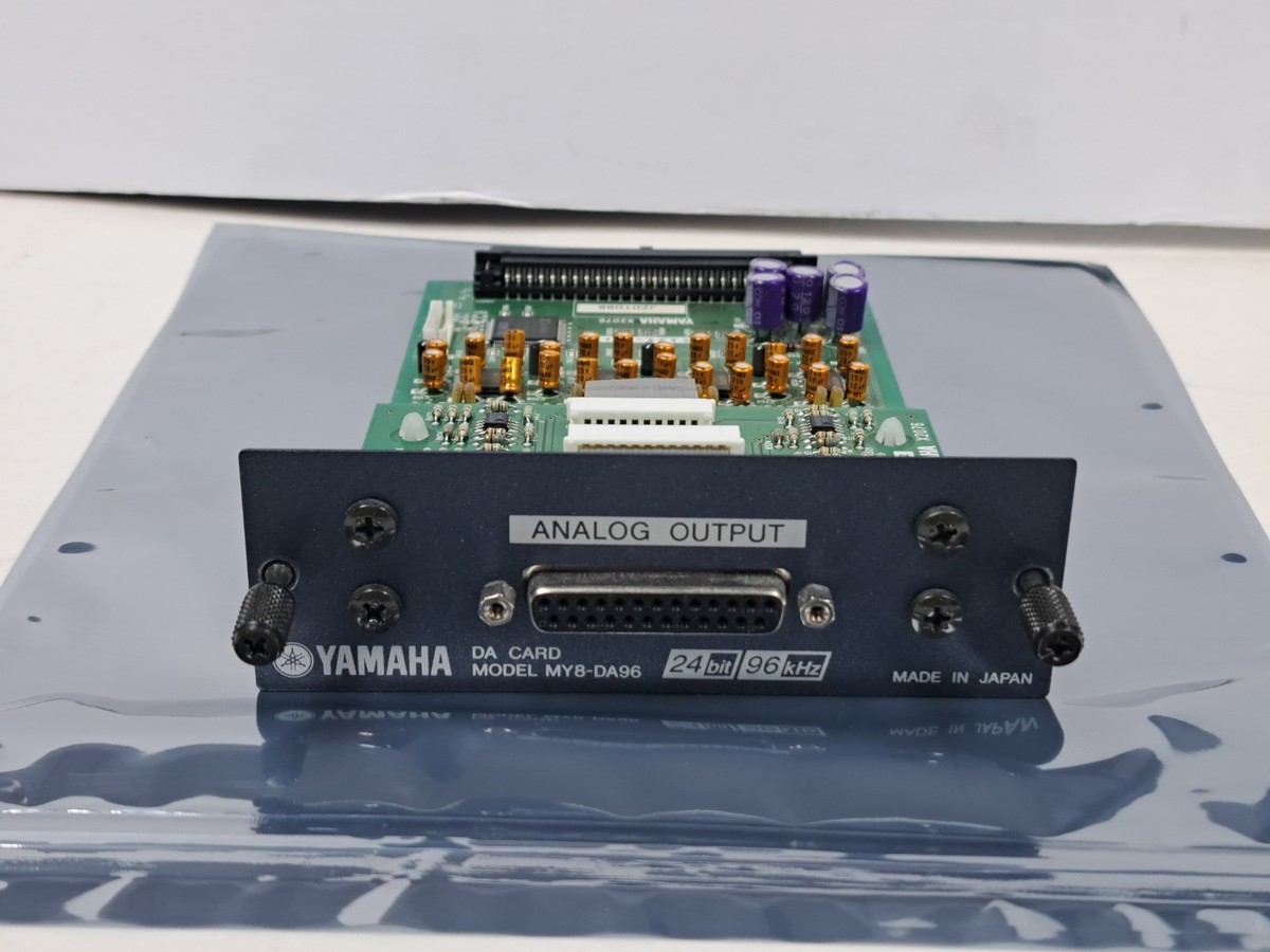 Yamaha MY8-DA96 24-bit, 96kHz 8-Channel Analog Output Card | eBay
