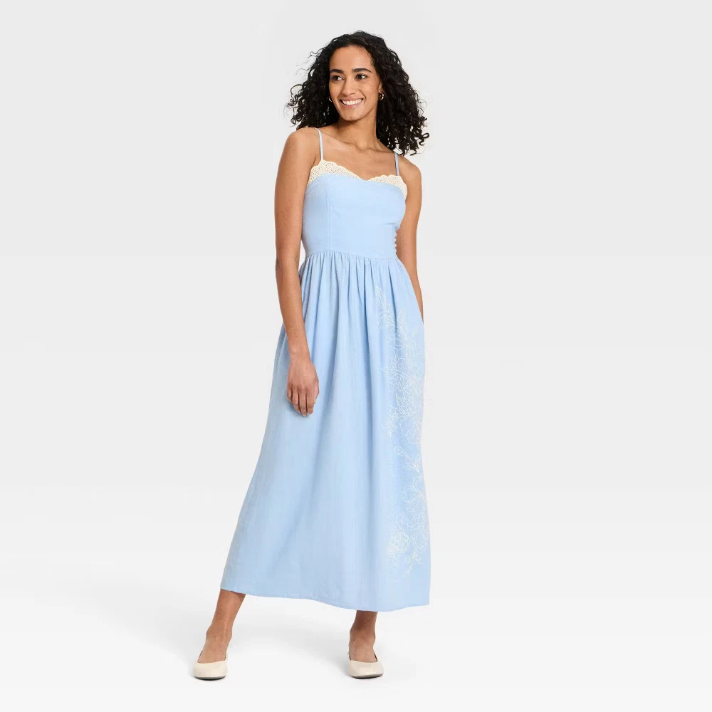 Regular Size Linen Dresses Midi for sale | eBay