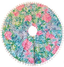 Lilly Pulitzer Bohemian Queen Christmas Tree Skirt