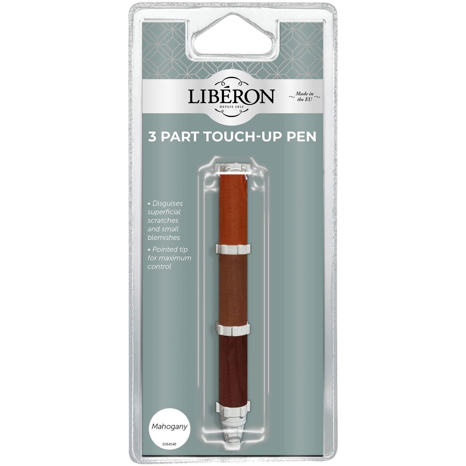 Liberon 3 Part Touch-Up Pen Mahogany