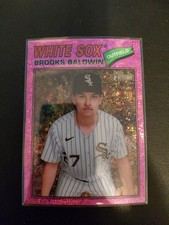 Brooks Baldwin 2026 Topps Heritage #274 Chrome Burgundy Sparkle Refractor SP