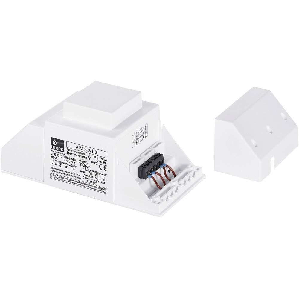Autotransformateur BLOCK AIM avec adaptation multi-tension automatique