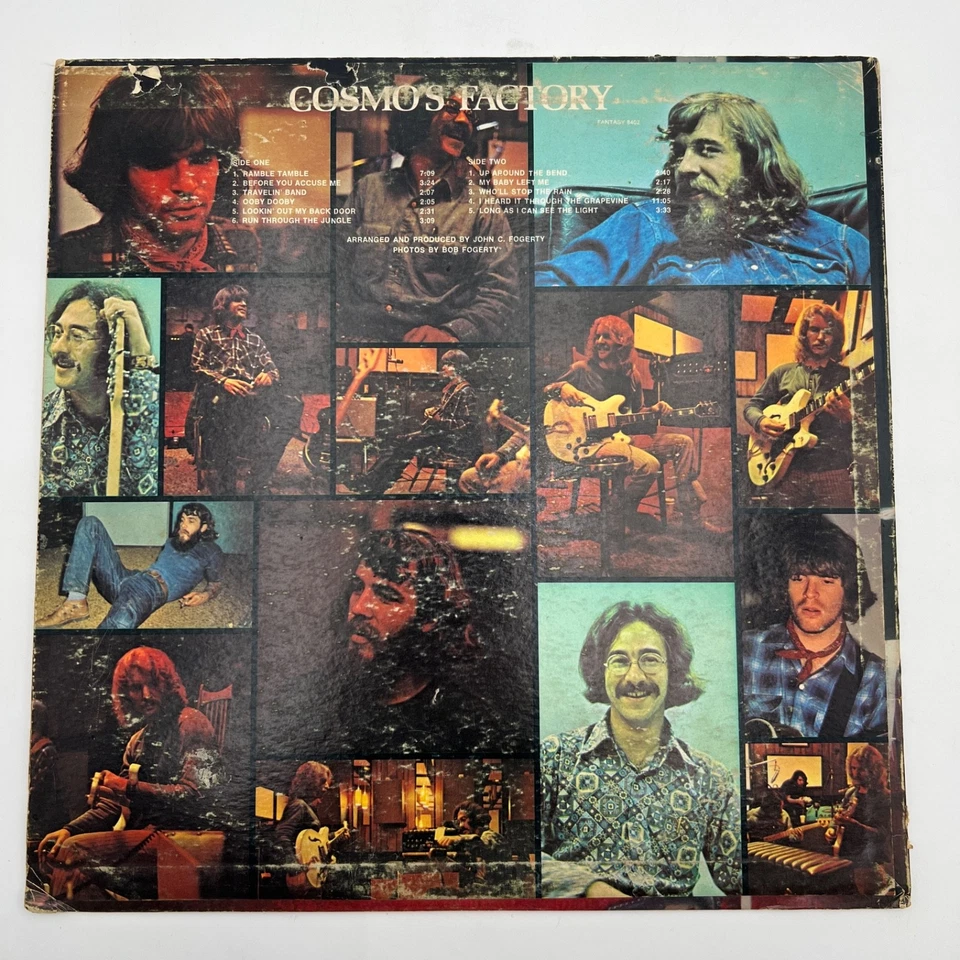 CCR – Cosmo’s Factory LP 1970 Fantasy 8402 Purple Label VG/G+ Classic Rock Foto 3 de 4