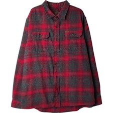 Used Orvis long-sleeved flannel check shirt men's size XL equivalent