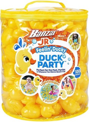 BANZAI Feelin' Ducky Duck Party 100 pcs