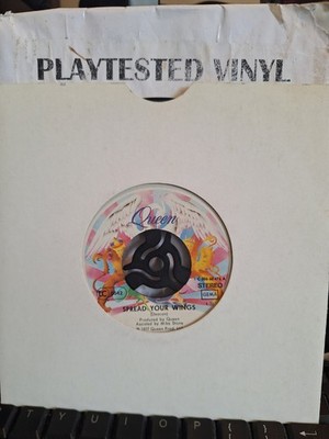 QUEEN SPREAD YOUR WINGS / SHEER HEART ATTACK RARE GERMAN PRESS VG 7'' 45 VINYL