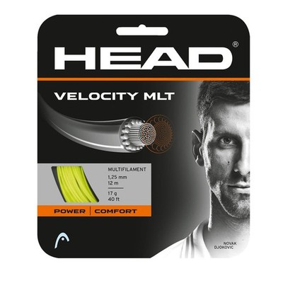 HEAD Velocity MLT Tennis String (17, Yellow) 17 Gauge, Yellow 