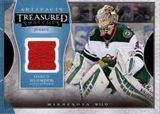 2015-16 Artifacts Treasured Swatches Jerseys Blue #TSKU Darcy Kuemper Jersey