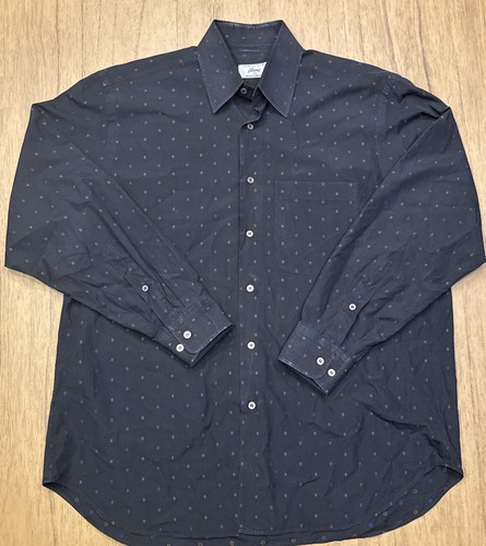 Brioni, Vintage Men’s Brioni for Neiman Marcus Size Large Button Down Shirt Italy