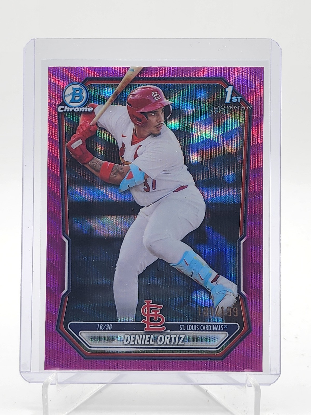 DENIEL ORTIZ 2026 BOWMAN CHROME 1ST FUCHSIA WAVE REFRACTOR /199 Q1940