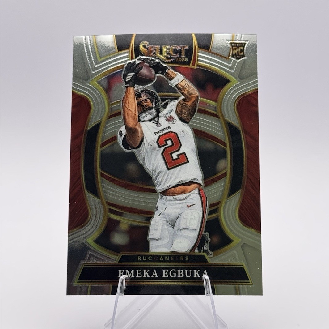 Panini 2025 Select Emeka Egbuka #37 Buccaneers Rookie Concourse NFL Football