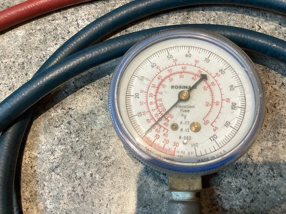 Juego de mangueras y mangueras ROBINAIR HVAC AC R-22 R-502 R-13 con accesorios de latón Foto 4 de 4