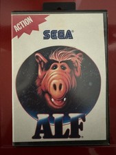 Alf Sega Master System Complete W/ Manual & Poster Very Nice Condition