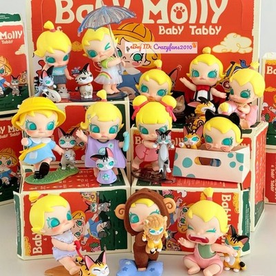 POP MART Baby Molly Baby Tabby Series Confirmed Blind Box Figure Art Toys