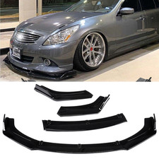 Front Bumper Lip Body Kit Spoiler Glossy Black For Infiniti G35 Front Bumper Lip Body Kit Spoiler Glossy Black For Infiniti G35