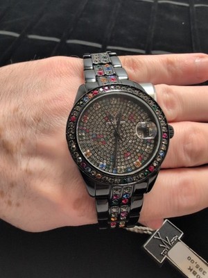 ToyWatch Only Time Metallic Multicolor With Swaroski Elements MSRP $395 ME20BK