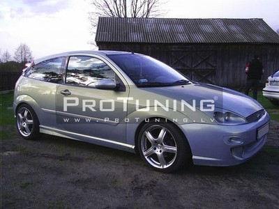 Sport Side Skirts addons extensions For Ford Focus MK1 98-04 All models