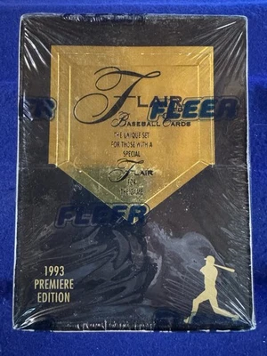 1993 Fleer Flair Baseball Box Ken Griffey Jr Nolan Ryan Bo Jackson Cal RIpken