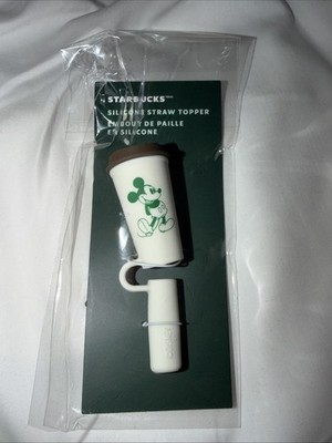 Disney Parks x Starbucks Mickey Mouse Cup Silicone Straw Topper 2026