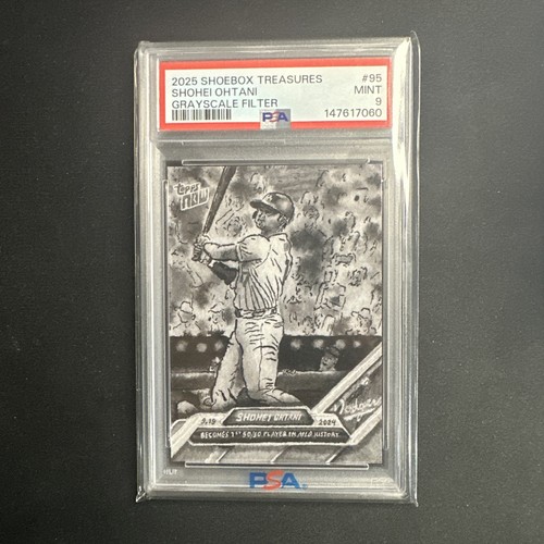 2025 Topps Shoebox Treasures - Shohei Ohtani #95 Grayscale Filter /75