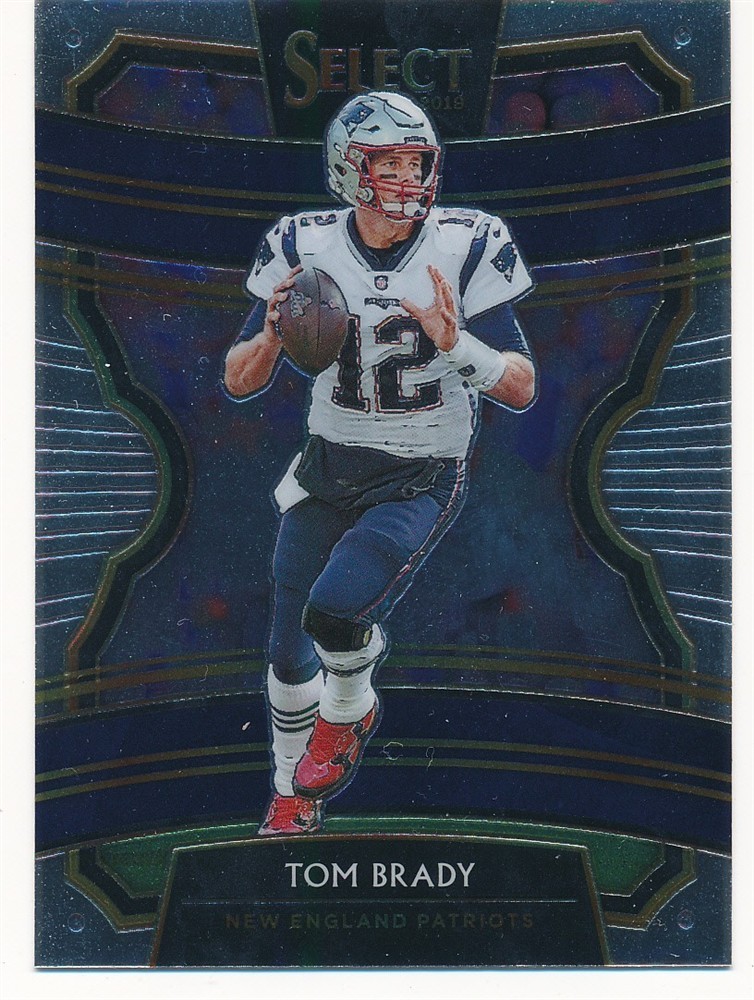 TOM BRADY 2019 SELECT CONCOURSE #1 NEW ENGLAND PATRIOTS FOOTBALL MINT
