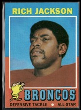 Rich Jackson 1971 Topps Football 81 - Denver Broncos Rich Jackson 1971 Topps Football 81 - Denver Broncos