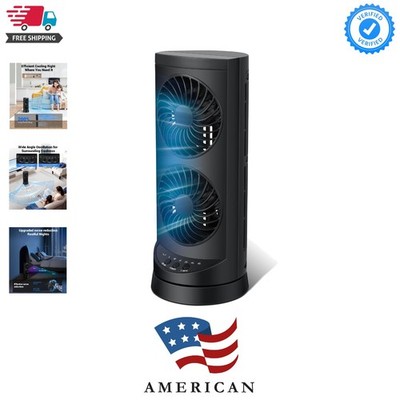 Personal Tower Cooling Fans that Blow Cold Air, Standing Small Desk Fan with ...