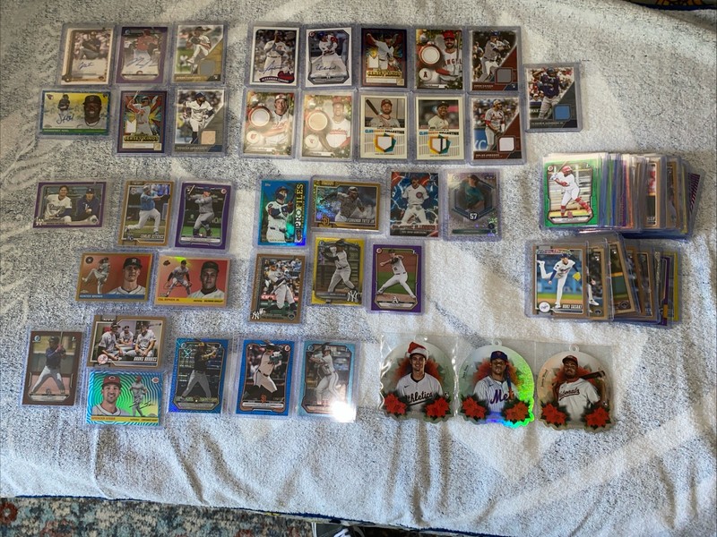 MLB Topps Chrome Bowman Donruss 84 Card Numbered Auto Relic Ohtani Judge Read!!