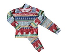 The Children's Place 2T PJ Christmas Pajamas Long Sleeve Shirt Pants Multicolor
