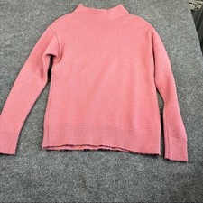 Ann Taylor Petite pink chunky Oversized Sweater Size xs turtle neck
