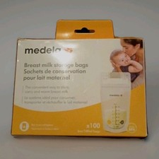 Medela Breast Milk Storage Bags, 100 Count, Ready to Use Breastmilk Bags Sealed