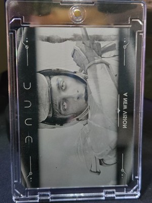 2025 Topps Dune Paul Atreides 1/1 Metal Print Plate Negative #56