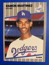 1989 Fleer - #67 Ramon Martinez (RC) **Rookie Card** NM++ FREE SHIP- DODGERS. rookie card picture