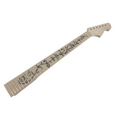 Guitar neck 24 fret 25.5inch maple Fretboard Vine Inlay Bolt on for DIY