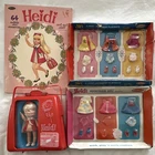 Remco Heidi Pocketbook Doll Playset 5in w/ Outfits & Accessories