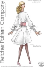 Beautiful Girl Doll Clothes Sewing Pattern for Ellowyne Tonner