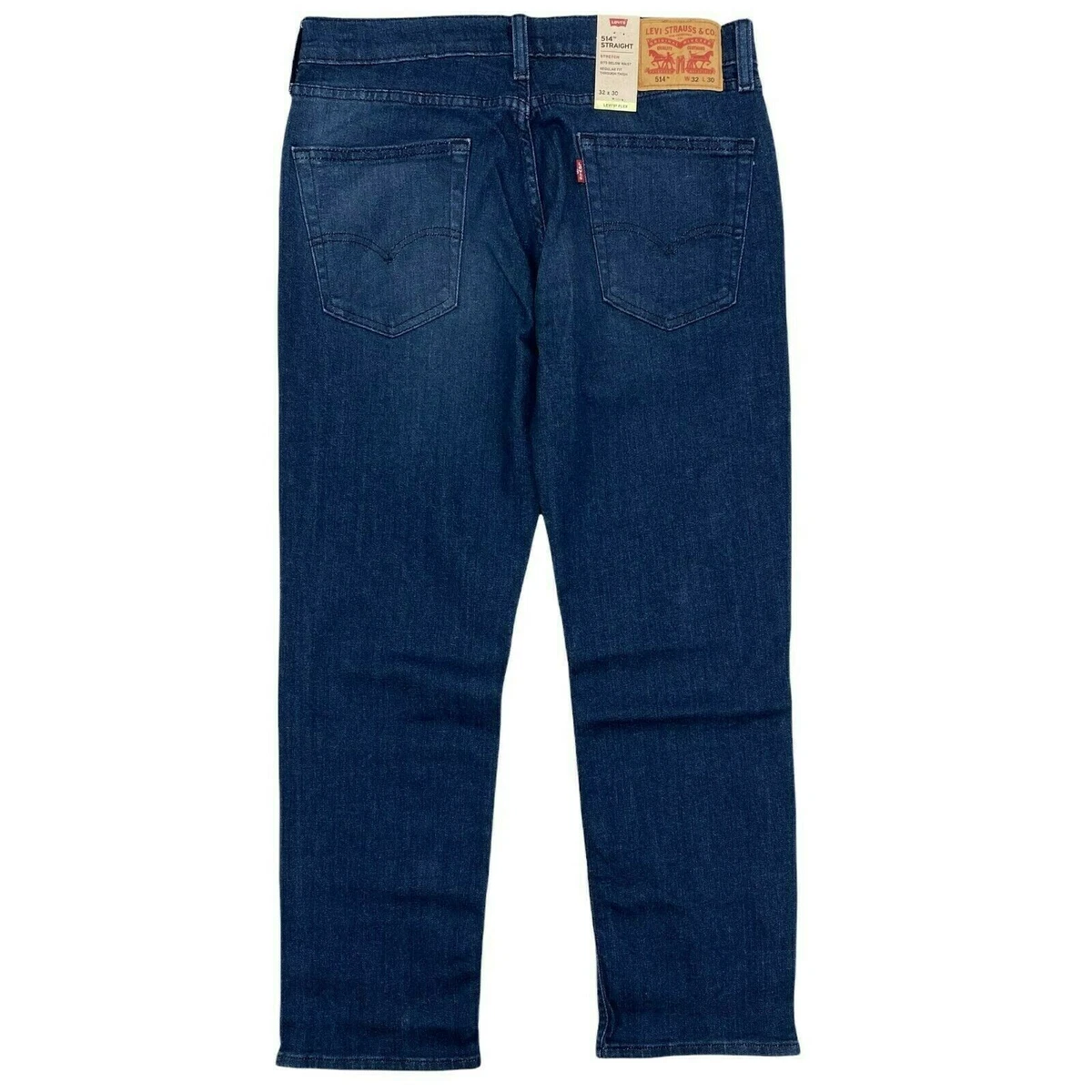 Levis 514 Straight Dark Blue Flex Fit Stretch Denim Various Sizes