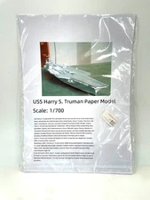 USS Harry S. Truman CVN-75 Aircraft Carrier DIY Handcraft Paper Model Manual
