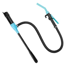 Liquid Transfer Siphon Pump 2.4 GPM Battery Powered For Gasoline Oil Water Fuel