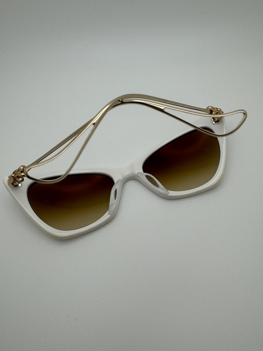 SUNGLASSES CHROME HEARTS BAILEY GIRL 51-18 134 WT-GP MADE IN JAPAN