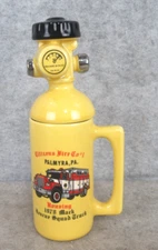 Vintage 1978 Fire Extinguisher Style Mug Palmyra PA Citizen #1 Mack Rescue Truck