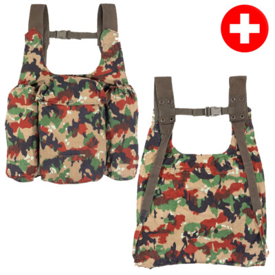 Original Backpack Rucksack Swiss Army M70 Camo Surplus