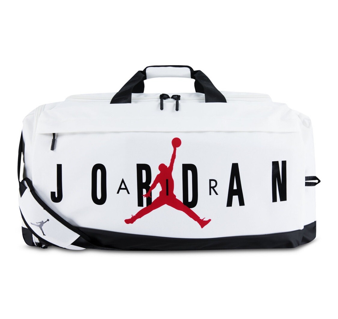 Authentic Nike Air Jordan Velocity Duffle Bag White 36L Shoe Money