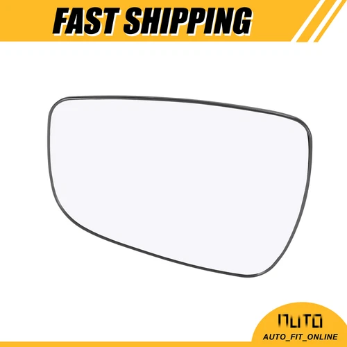 ONE Left Driver Side Heated Mirror Glass w/ Backing Custom for Hyundai Elantra