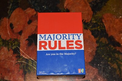 Majority Rules Card Game by Go! Games. Are You in the Majority?